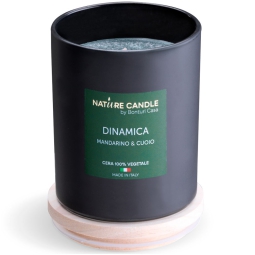 CANDELA 200GR VEGETALE VETRO DINAMICA ESSENZA