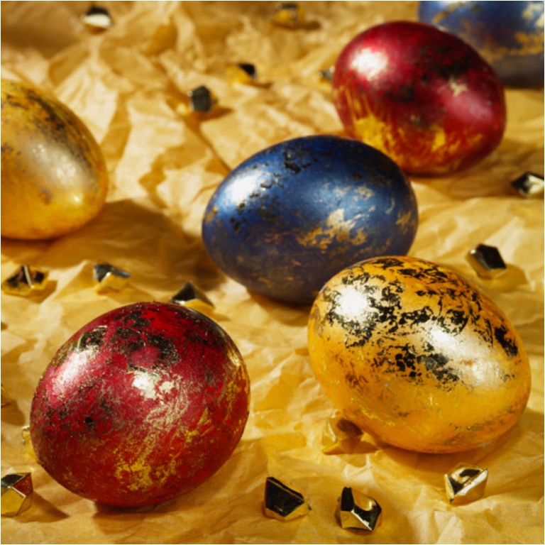 COLORI PER UOVA GOLDGLAN Z 3 COLORI + ACCESSORI 2