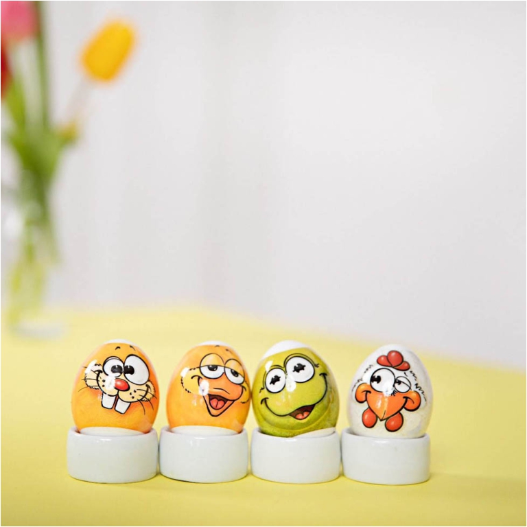 DECALCOMANIE PER UOVA CRAZY EGGS 12PZ ASSORT. 2
