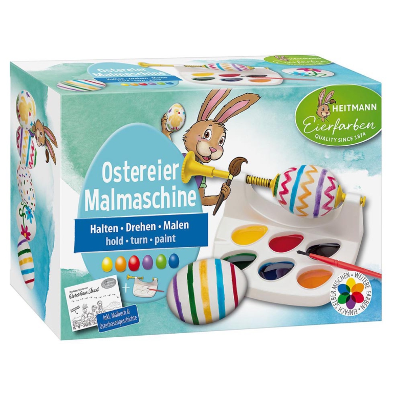 SET DIPINGERE UOVA OSTER EIER MALMASCHINE 6 COLORI