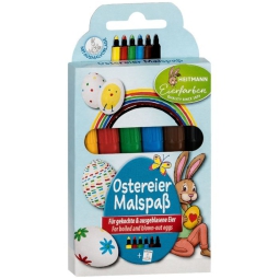 PASTELLI PER UOVA OSTEREIER MALSPASS 6 COLORI ASSORTITI