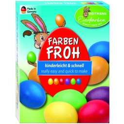 COLORI PER UOVA FARBEN FROH 6 COLORI ASSORT.