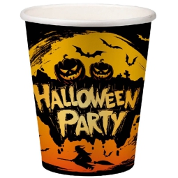 BICCHIERI CARTA HALLOWEN 6PZ