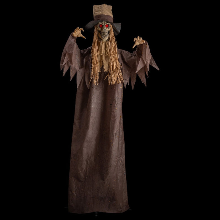 SCHELETRO SU PIEDISTALLO 180CM LUCI E SUONI