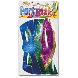 BUSTA 5 MASCHERINE METALIZZATE