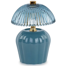 LAMPADA VETRO H14,5CM    AVIO CON SCATOLA