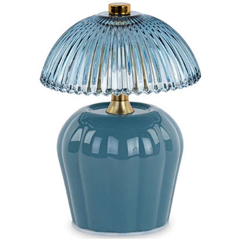 LAMPADA VETRO H14,5CM    AVIO CON SCATOLA