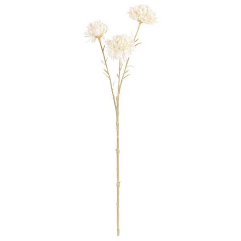 FIORE RAMO DALIA BIANCA  H 45CM
