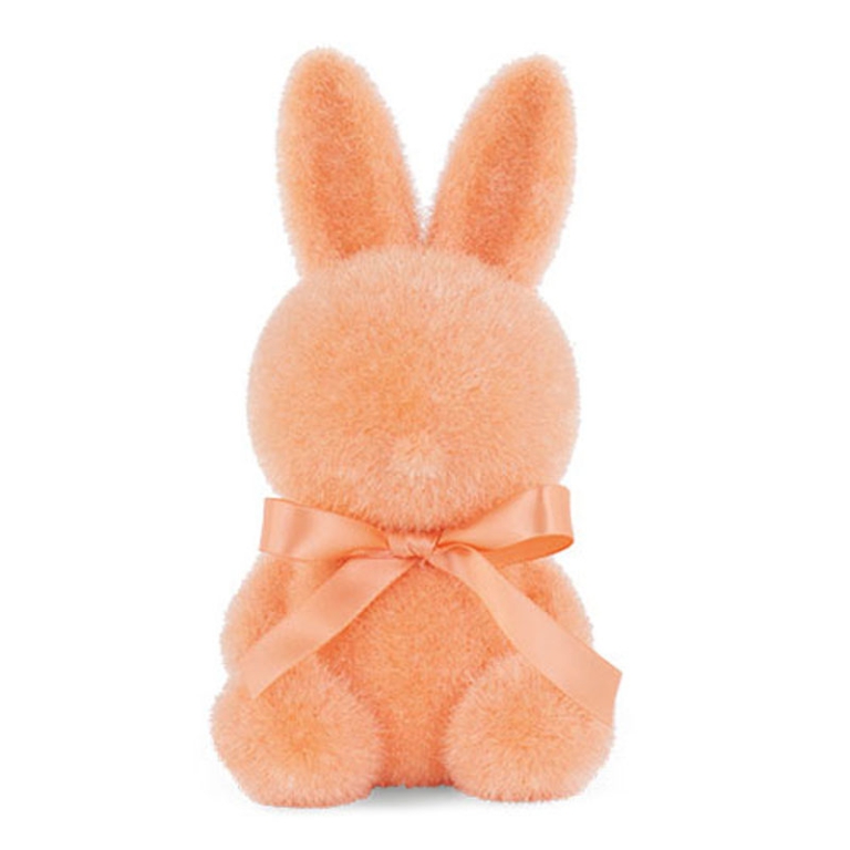 CONIGLIETTO FLOCCATO PESCA H 18CM