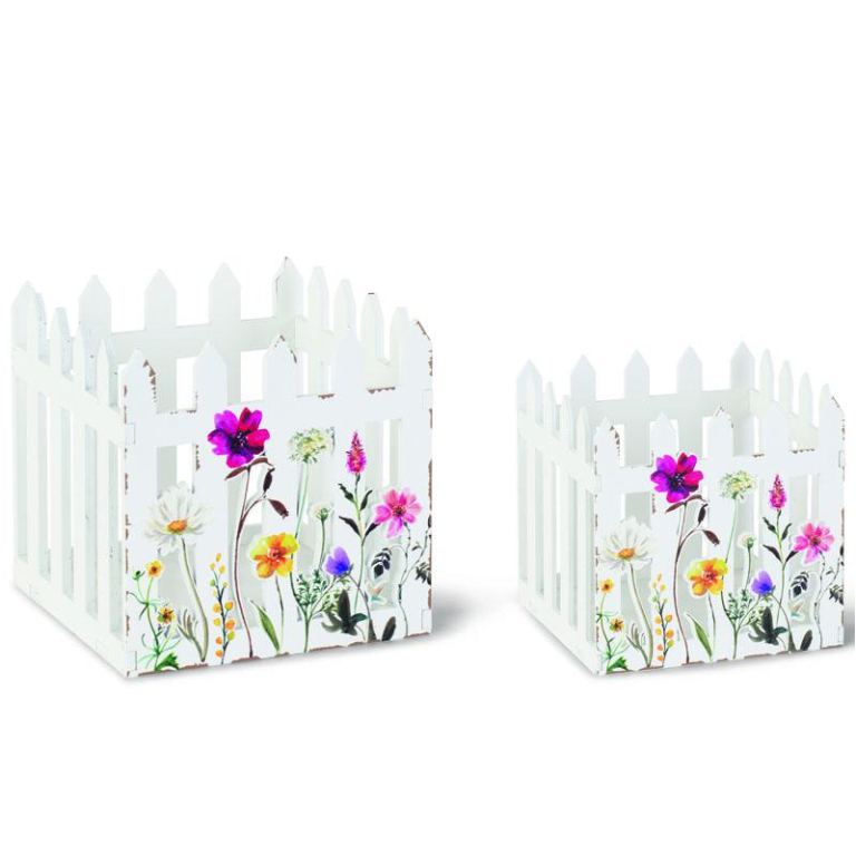 CONTENITORE RECINTO FLOREALE SET 2PZ