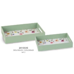 SET VASSOI 2PZ COLORI PASTELLO