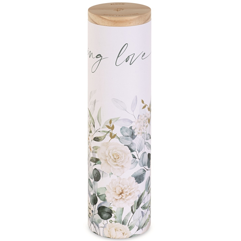 DIFFUSORE H27CM BOTT.TRAS PEONIA FOGLIE SC.REGALO 2