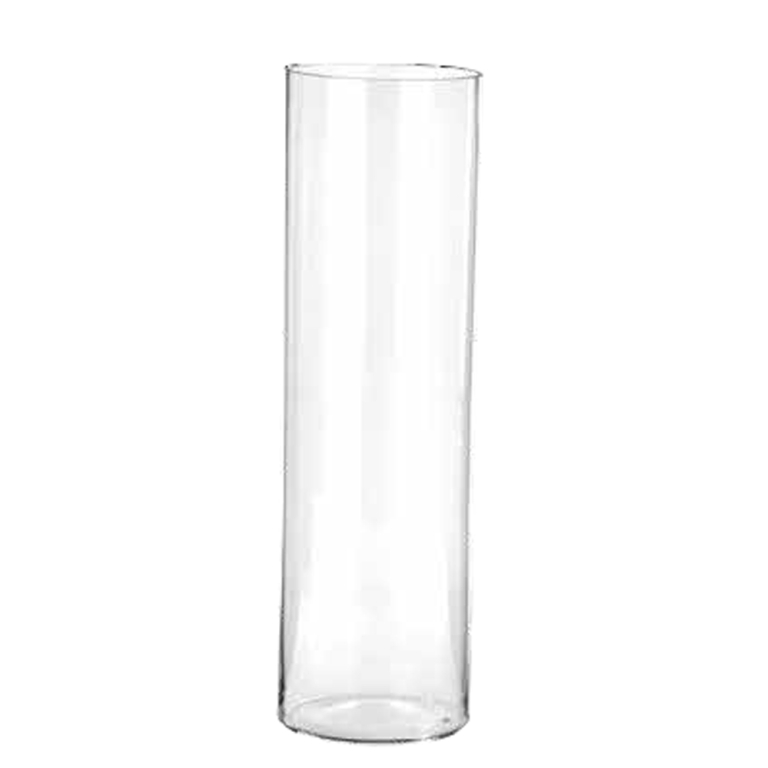 VASO CILINDRO D15H50CM   VETRO TRASPARENTE