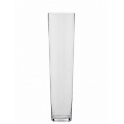 VASO CONICO D24H80CM     VETRO TRASPARENTE