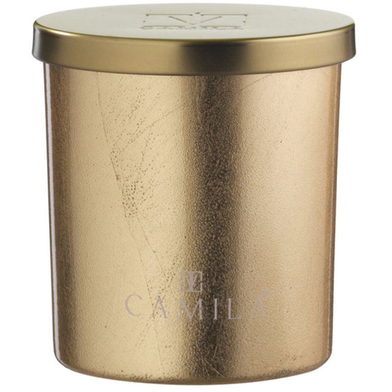 CANDELA 140GR D8H8CM     ORO LIMONE E ZENZERO