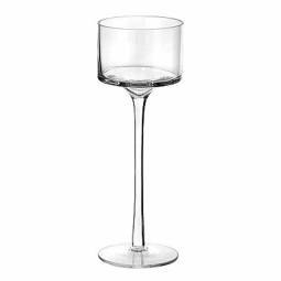 VASO COPPA CILINDRO D9   H35CM TRASPARENTE