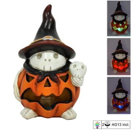 ZUCCA CON CAPPELLO E LUCE 13X7CM