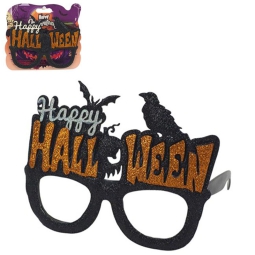 OCCHIALI CON SCRITTA HALLOWEEN