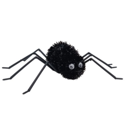 RAGNO DECORATO FILO DI   ADDOBBO 25CM