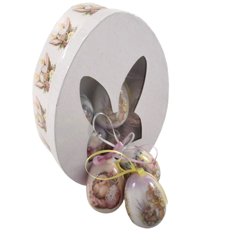 SCATOLA UOVA 8PZ COLORI  PASTELLO