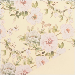 BOBINA 1X25MT DOUBLE FANTASIA FLOREALE PANNA