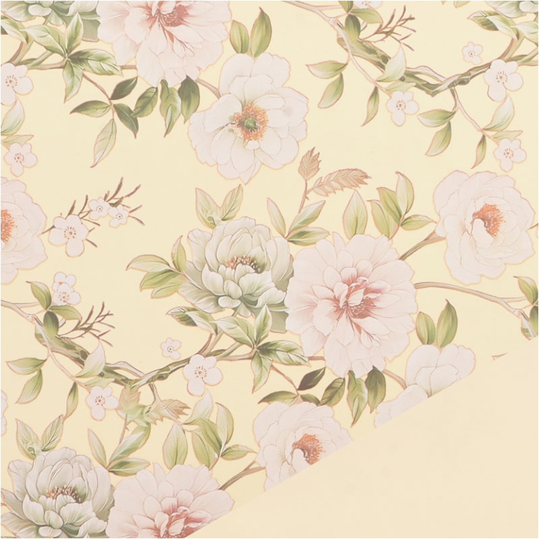 BOBINA 1X25MT DOUBLE FANTASIA FLOREALE PANNA