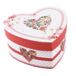 SCATOLA CUORE SET 4PZ H6CM FANTASIA CUORE