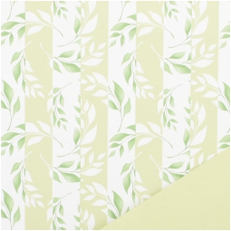 BOBINA 1X25MT DOUBLE FANTASIA FLOREALE VERDE