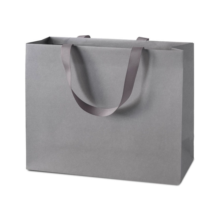 SHOPPER 32X12H25CM TORTORA MANICI TESSUTO