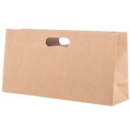 SHOPPER BOTTIGLIA 35X10X18H 10PZ KRAFT AVANA