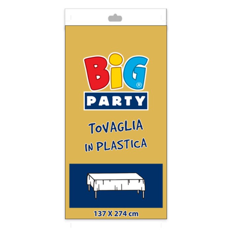 TOVAGLIA PLASTICA        135X270CM ORO BLISTER