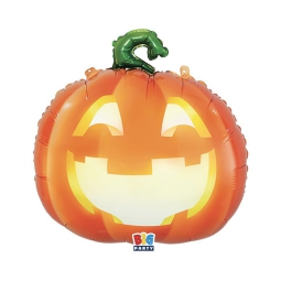 PALLONCINO MYLAR 55X66CM ZUCCA HALLOWEEN