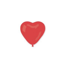 PALLONCINI CUORE 12PZ 26CM ROSSO