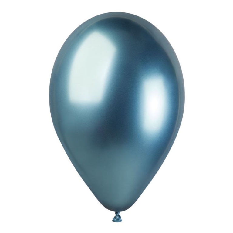 PALLONCINI LATTICE 50PZ  33CM COL.GLOSSY CELESTE