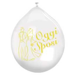 PALLONCINI 20PZ 26CM OGGI SPOSI