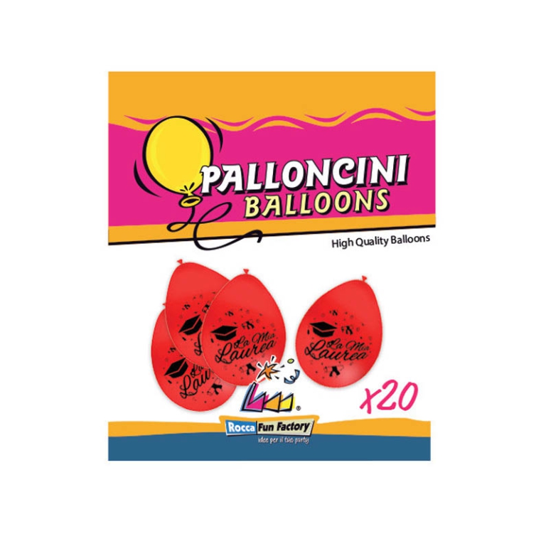 PALLONCINI 20PZ 26CM LAUREA