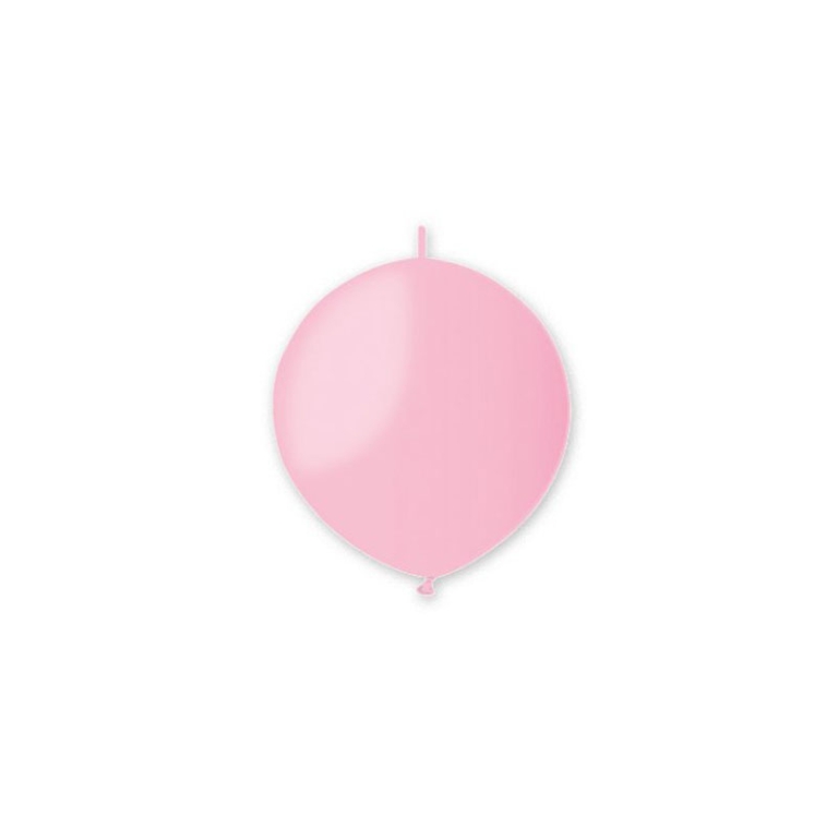 PALLONCINI LINK 100PZ    33CM COL.ROSA