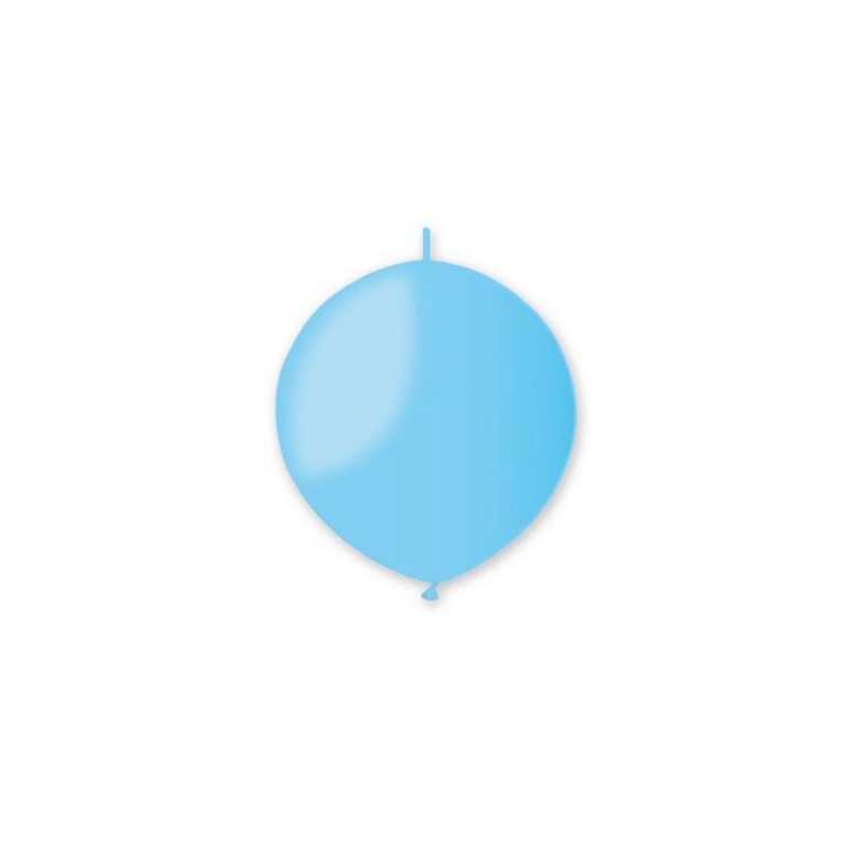 PALLONCINI LINK 100PZ    33CM COL.CELESTE