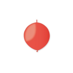 PALLONCINI LINK 100PZ    33CM COL.ROSSO