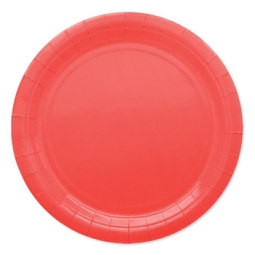 PIATTI CARTA DIAM.24 25PZ ROSSO