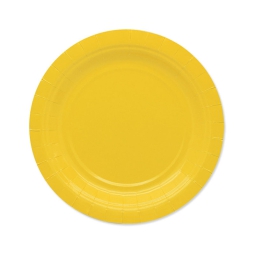 PIATTI 25PZ 18CM ECOLOR  GIALLI