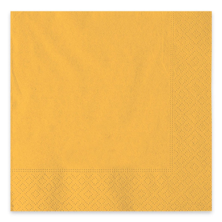 TOVAGLIOLI 2V 33X33CM    40PZ ECOLOR GIALLO