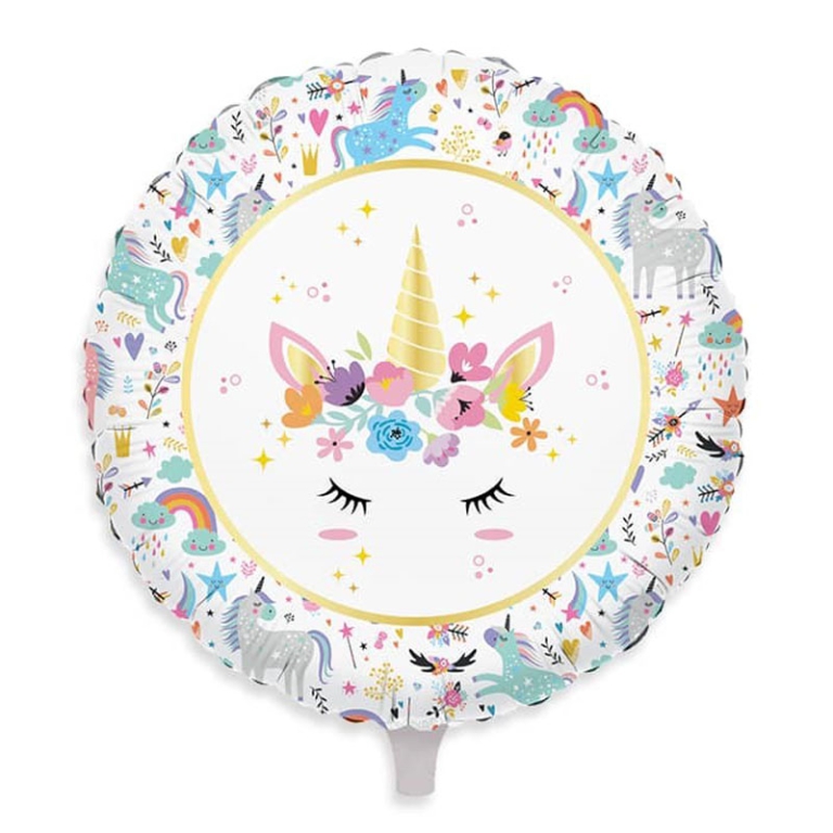 PALLONCINO MYLAR 46CM    UNICORNO