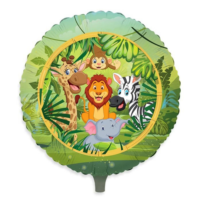 PALLONCINO MYLAR 46CM    JUNGLE