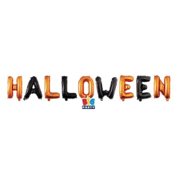PALLONCINO MYLAR 40X300CM KIT SCRITTA HALLOWEEN