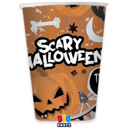 BICCHIERI 250CC 8PZ SCARY HALLOWEEN