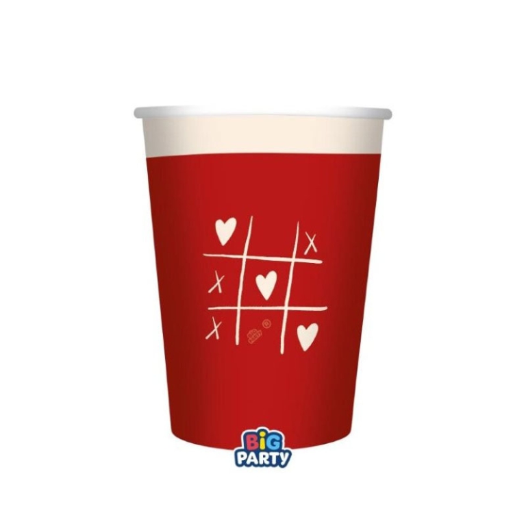 BICCHIERI 6PZ 250CC WITH LOVE