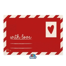 TOVAGLIOLI 16PZ 33X33CM  WITH LOVE