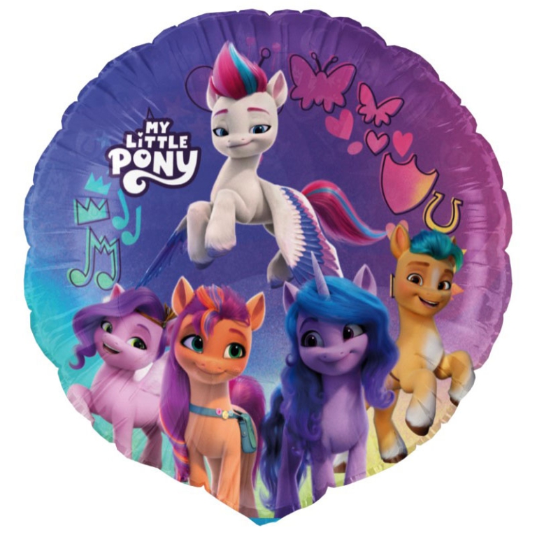 PALLONCINO MYLAR 46CM    TONDO LITTLE PONY