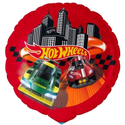 PALLONCINO MYLAR 46CM    TONDO HOT WHEELS